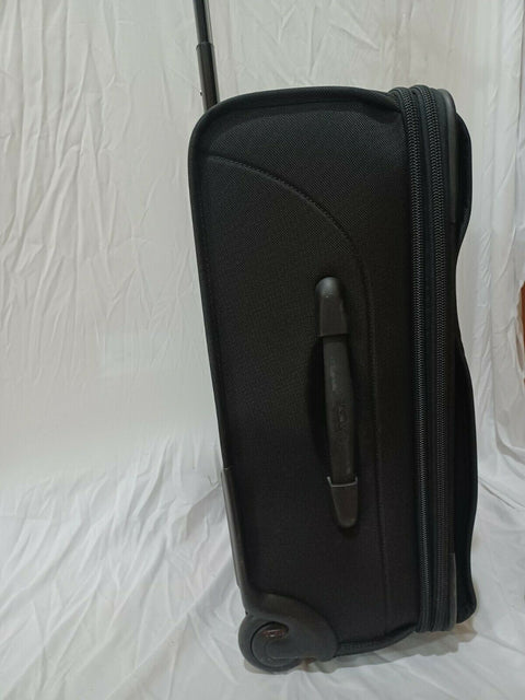 $595 Tumi Alpha Frequent Traveler 22" Zippered Expandable Carry-on Luggage Black