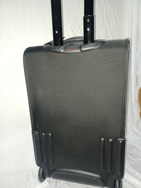 $595 Tumi Alpha Frequent Traveler 22" Zippered Expandable Carry-on Luggage Black