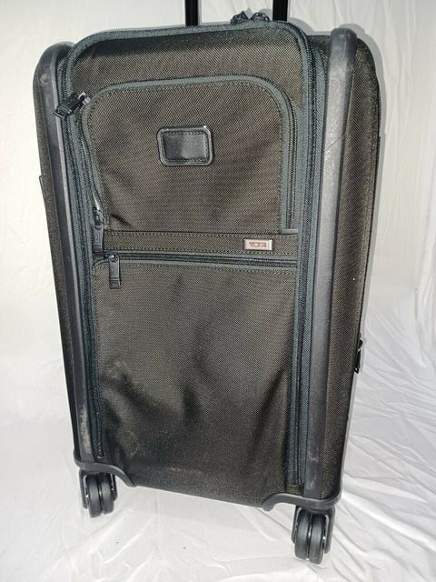 $895 TUMI Alpha 3 International Dual Access Spinner Wheel Carry-On Luggage 22"