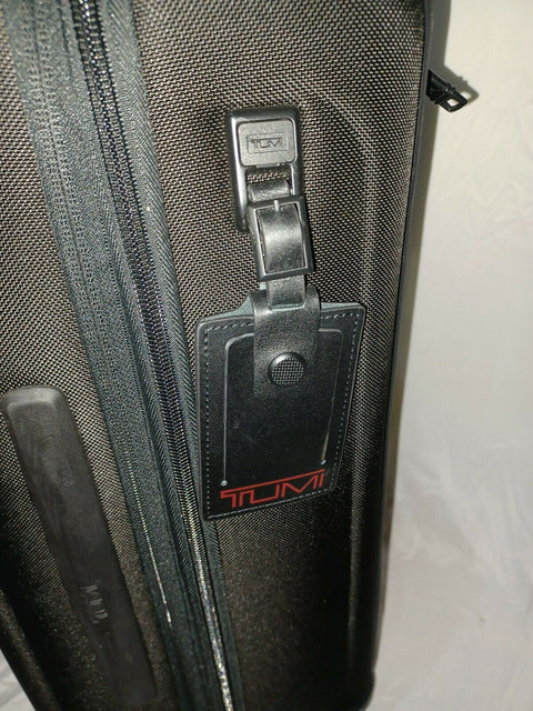 $895 TUMI Alpha 3 International Dual Access Spinner Wheel Carry-On Luggage 22"