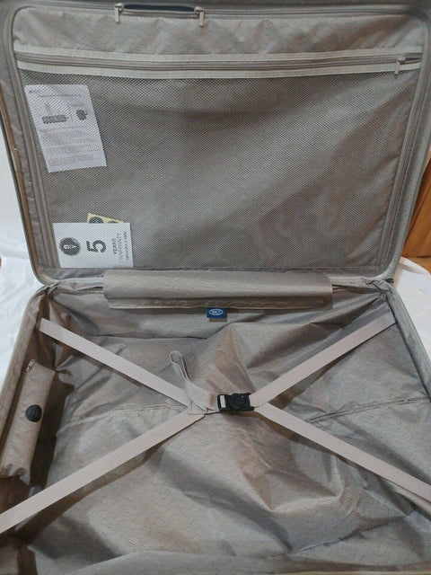 $498 New Bric's By Ulisse 30" Expandable Spinner Luggage Gray Hardcase Check In