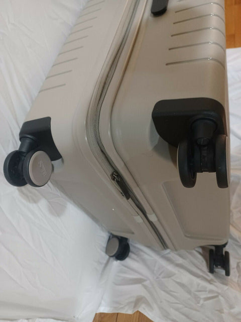 $498 New Bric's By Ulisse 30" Expandable Spinner Luggage Gray Hardcase Check In