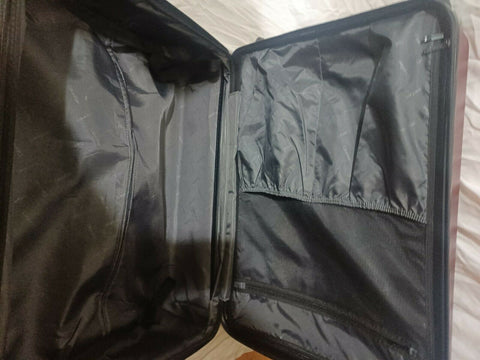 $550 New Calvin Klein Manhattan 4.0 Hardside Spinner Luggage TSA Lock Red 28"