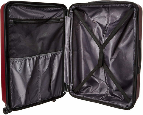 $550 New Calvin Klein Manhattan 4.0 Hardside Spinner Luggage TSA Lock Red 28"