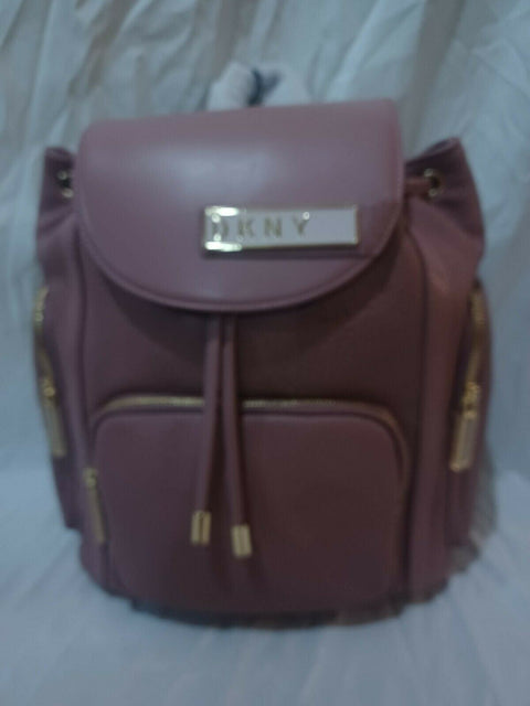 $275 New DKNY Women's Rapture Backpack Leather Shoulder Bag Pink