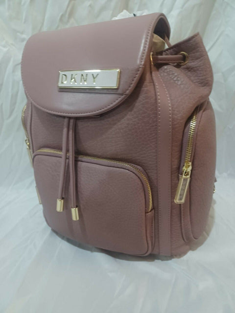 $275 New DKNY Women's Rapture Backpack Leather Shoulder Bag Pink