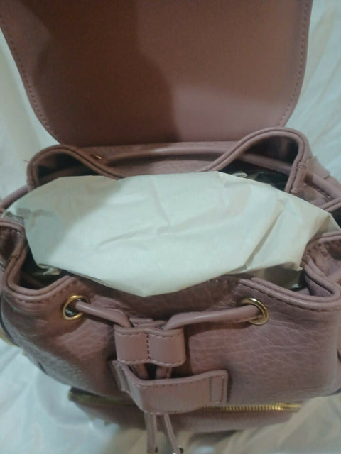 $275 New DKNY Women's Rapture Backpack Leather Shoulder Bag Pink