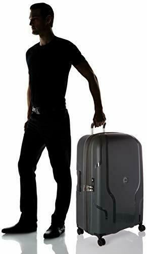 $660 DELSEY Paris Clavel Hard Expandable Luggage Spinner Wheels Dark Gray 30"