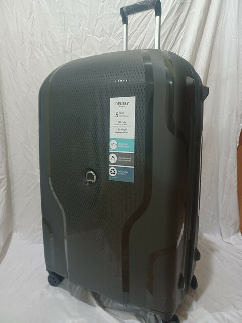 $660 DELSEY Paris Clavel Hard Expandable Luggage Spinner Wheels Dark Gray 30"