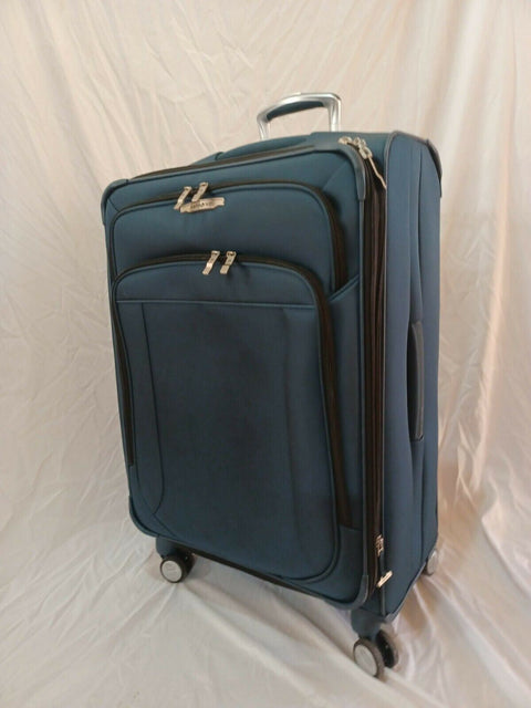 $440 Samsonite Lite-Air DLX 25" Expandable Spinner Suitcase Luggage Teal Blue