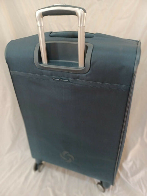 $440 Samsonite Lite-Air DLX 25" Expandable Spinner Suitcase Luggage Teal Blue