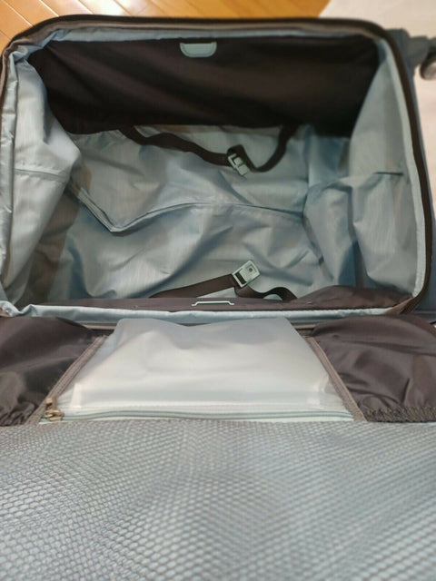 $440 Samsonite Lite-Air DLX 25" Expandable Spinner Suitcase Luggage Teal Blue