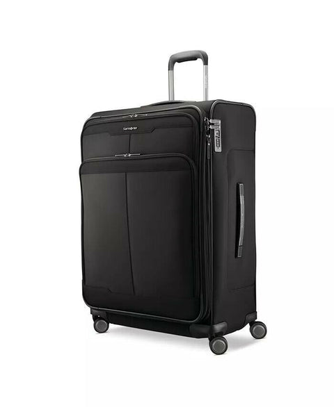 $700 Samsonite Silhouette 17 30" Check-in Expandable Softside Spinner Black TSA