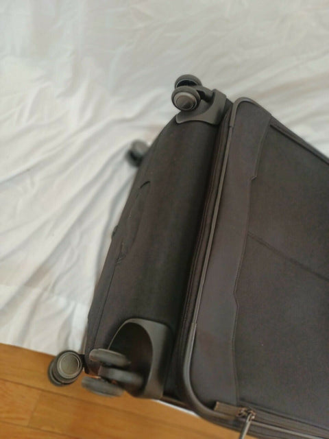 $700 Samsonite Silhouette 17 30" Check-in Expandable Softside Spinner Black TSA