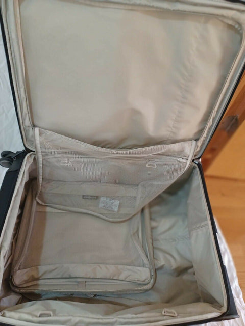 $700 Samsonite Silhouette 17 30" Check-in Expandable Softside Spinner Black TSA