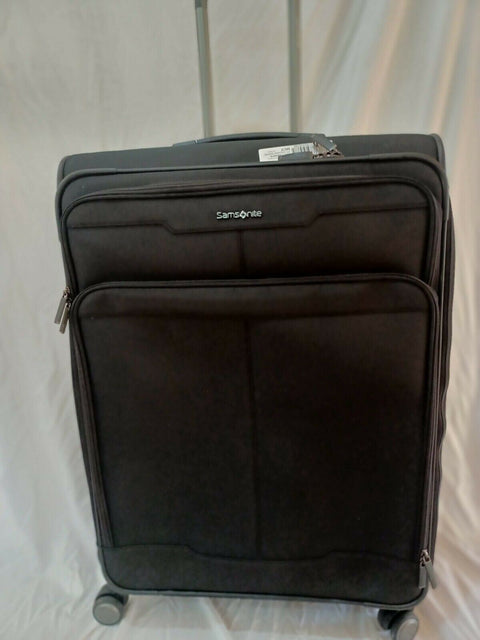 $700 Samsonite Silhouette 17 30" Check-in Expandable Softside Spinner Black TSA