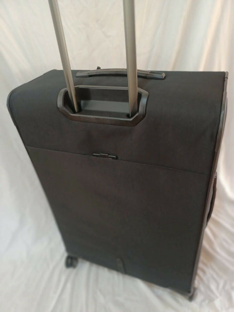 $700 Samsonite Silhouette 17 30" Check-in Expandable Softside Spinner Black TSA