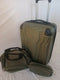 $300 New TAG Legacy 20'' Carry On 3 PC Luggage Set Hard side Suitcase Green