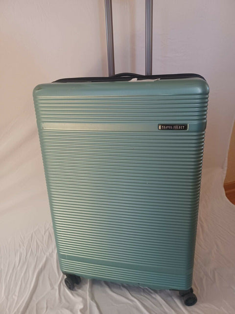 Travel Select Jaylen 28" Hard Spinner Large Check -In Luggage Suitcase Teal
