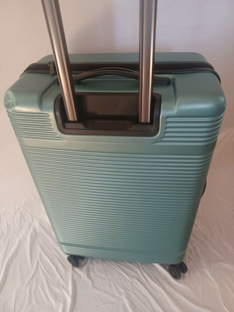 Travel Select Jaylen 25" Hard Spinner Check -In  Luggage Suitcase Teal Blue