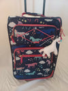 $160 New Crckt Kids 20" Carry-On Suitcase Luggage Blue Printed