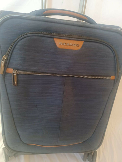 $280 Ricardo Cabrillo 2.0 21" Softside Carry-On Spinner Luggage Suitcase USB