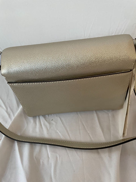 $198 Calvin Klein Women's Clara Stucco Leather Demi Shoulder Crossbody Bag