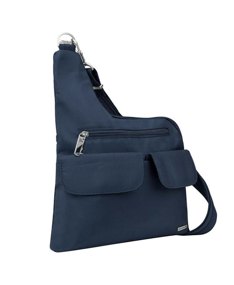 $130 Travelon Women's Anti-Theft Classic Crossbody Shoulder Bag Blue