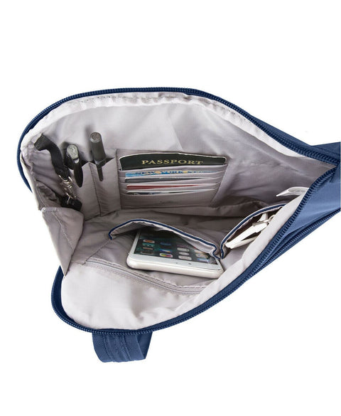 $130 Travelon Women's Anti-Theft Classic Crossbody Shoulder Bag Blue
