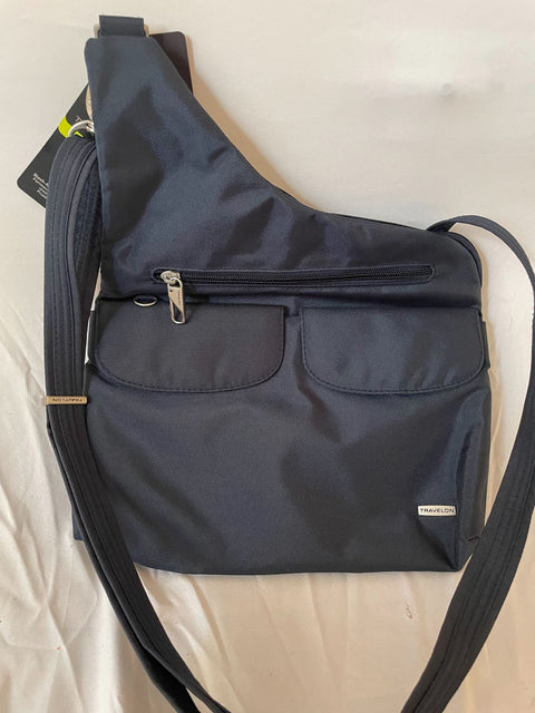 $130 Travelon Women's Anti-Theft Classic Crossbody Shoulder Bag Blue