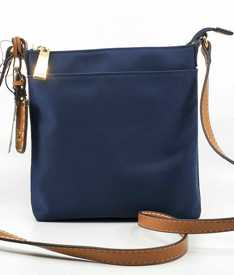 Tommy Hilfiger Women's Julia Nylon Blue Crossbody Shoulder Bag Navy