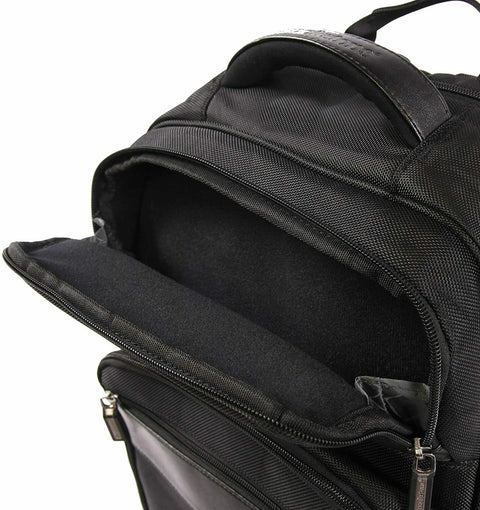 New Brookstone Luggage Laptop Backpack Black 18" Travel Shoulder Bag