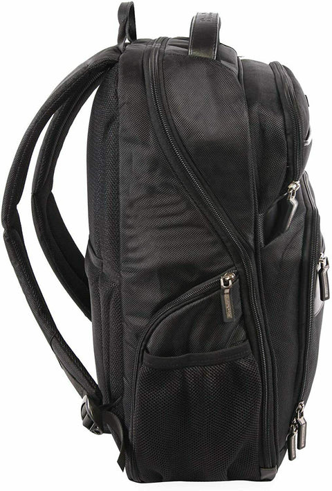 New Brookstone Luggage Laptop Backpack Black 18" Travel Shoulder Bag
