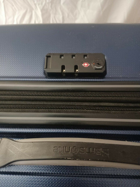 $400 Samsonite Spin-Tech 4.0 29" Hard Check-In Spinner Luggage Suitcase Blue