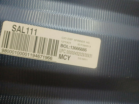 $400 Samsonite Spin-Tech 4.0 29" Hard Check-In Spinner Luggage Suitcase Blue
