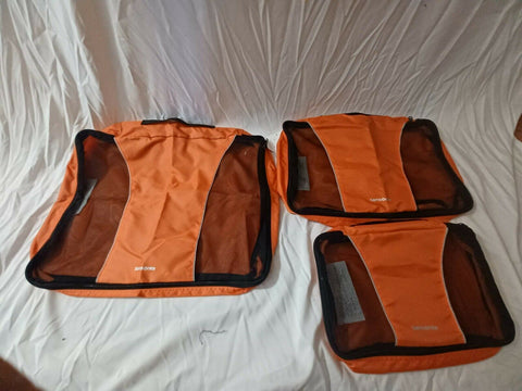 New Samsonite Packing Cubes 3pc Set Organizer Orange