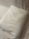 $40 Urban Dreams Travel Plush Velvet Throw Blanket White 50"x60"