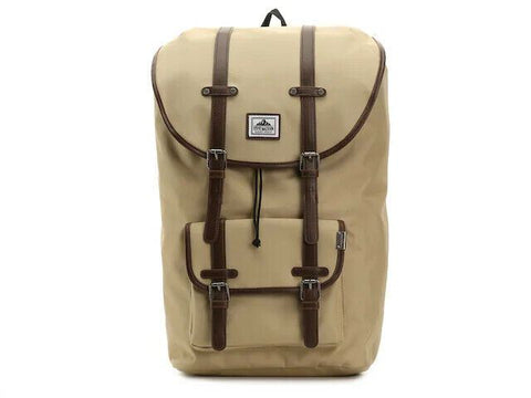 New Steve Madden Utility Backpack Beige Shoulder Bag Travel Bag