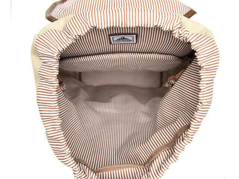 New Steve Madden Utility Backpack Beige Shoulder Bag Travel Bag