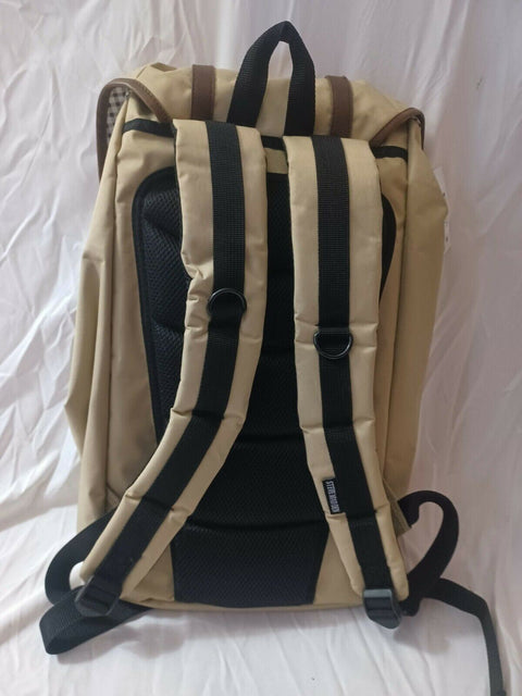 New Steve Madden Utility Backpack Beige Shoulder Bag Travel Bag