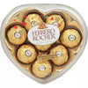 Ferrero Rocher Valentine's Chocolates Heart 8 Count Fine Hazel Nut Chocolates
