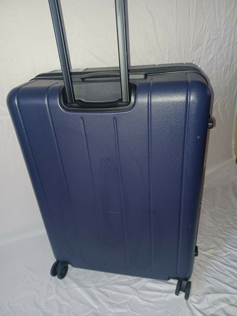 $480 Trips 2.0 29" Hard Check-In Luggage Navy Spinner Suitcase TSA Lock