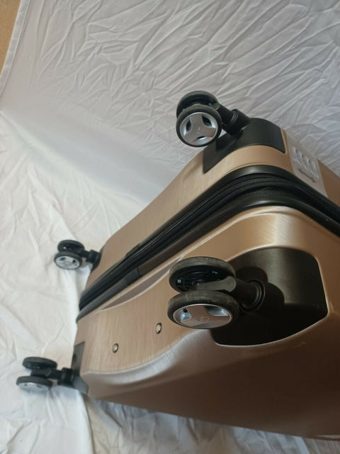 $580 New Samsonite Mystique 2.0 28" Hardside Spinner Luggage Gold Suitcase TSA