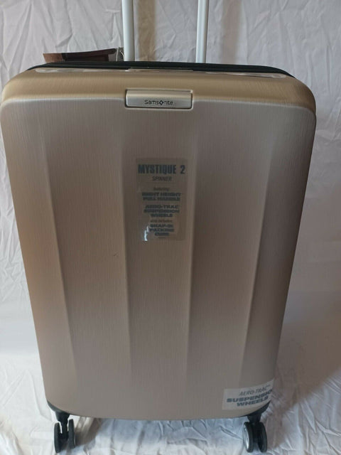 $580 New Samsonite Mystique 2.0 28" Hardside Spinner Luggage Gold Suitcase TSA