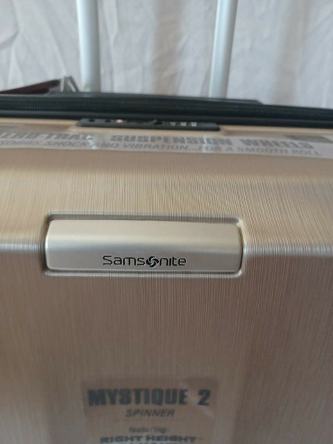 $580 New Samsonite Mystique 2.0 28" Hardside Spinner Luggage Gold Suitcase TSA
