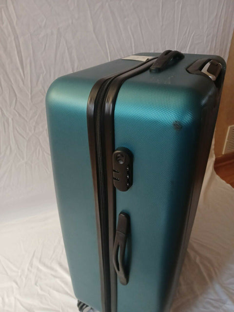 $380 Travel Select Courtland 30" Luggage Hard-case Check In Suitcase Blue TSA