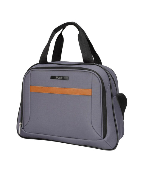 $240 New iPack Breeze 2-pc. Softside Luggage Set Carry on Gray 20"