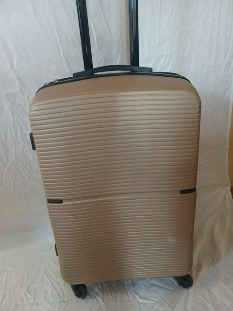 $340 Solite Maven 2.0 Expandable Spinner Luggage 26" Check In Champagne