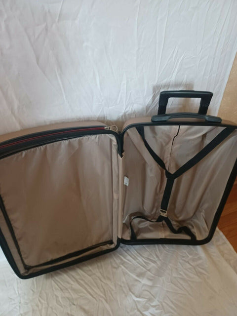$340 Solite Maven 2.0 Expandable Spinner Luggage 26" Check In Champagne