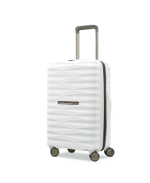 $400 Samsonite Volatge 20" Hardside Spinner Luggage White Suitcase TSA Carry oN
